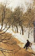 Vasily Surikov Boulevard Zubov in Winter Sweden oil painting artist